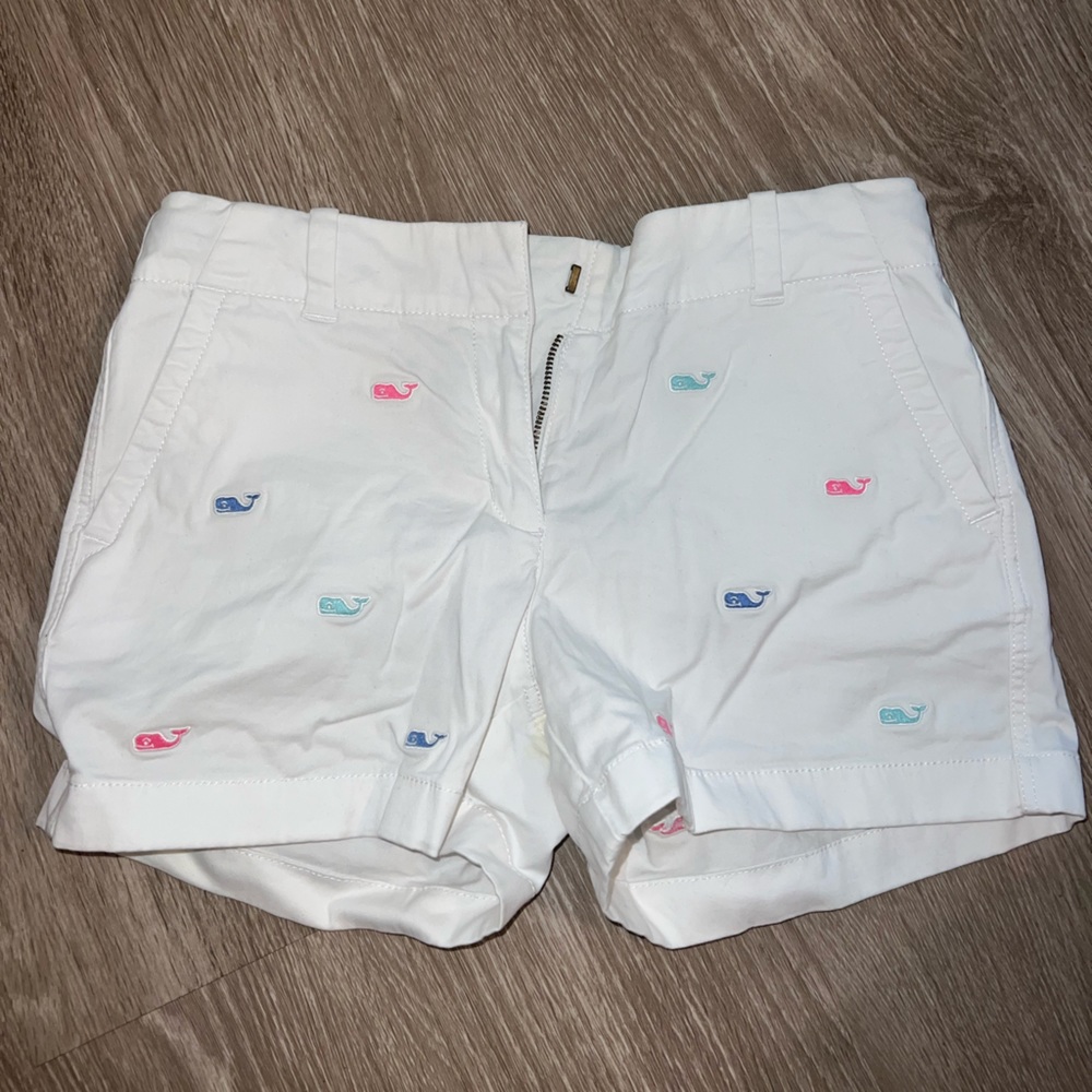 Vineyard Vines Printed White Shorts